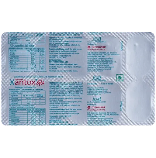 xantox glo skin tablet 10's